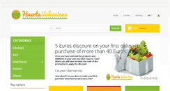 Desktop Screenshot of huertavalenciana.com